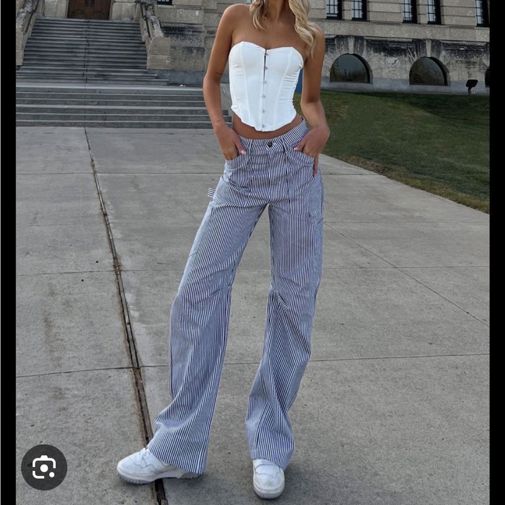 Lioness Miami Vice pinstripe pants